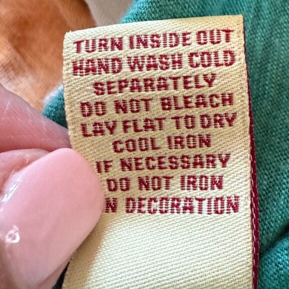 Reba Woman Tie-Dye Studded Cotton/Modal Long Sleeve Top 3X Boho, Hippie, Coastal - Picture 5 of 11